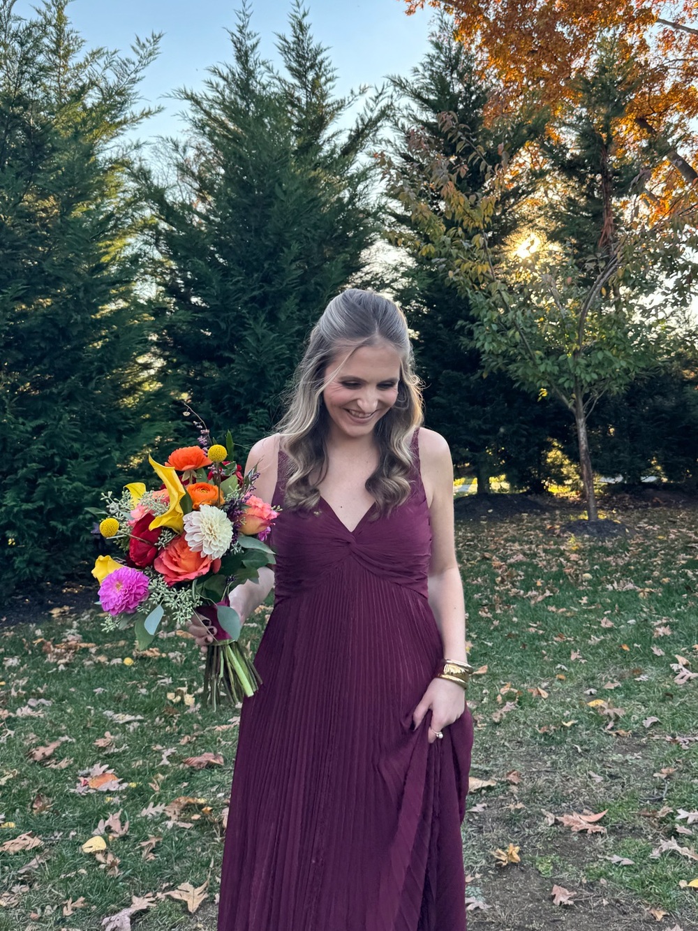 Azazie Raychelle Bridesmaid Dress in Cabernet Chiffon